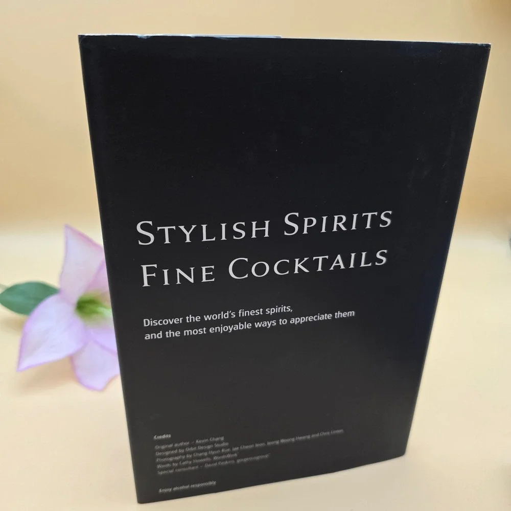 Stylish Spirits Fine Cocktails Book by Kevin Chang & Bucket List Towel Set‎